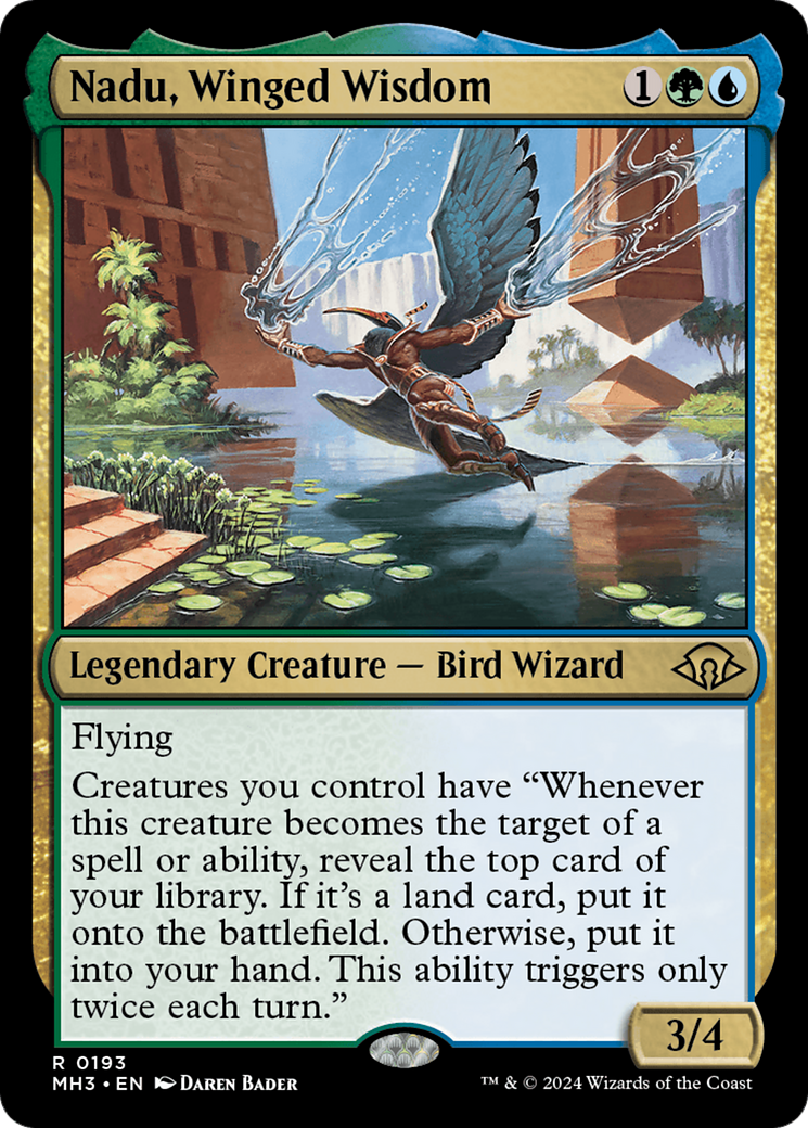 {R} Nadu, Winged Wisdom [Modern Horizons 3][MH3 193]