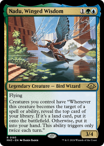 {R} Nadu, Winged Wisdom [Modern Horizons 3][MH3 193]