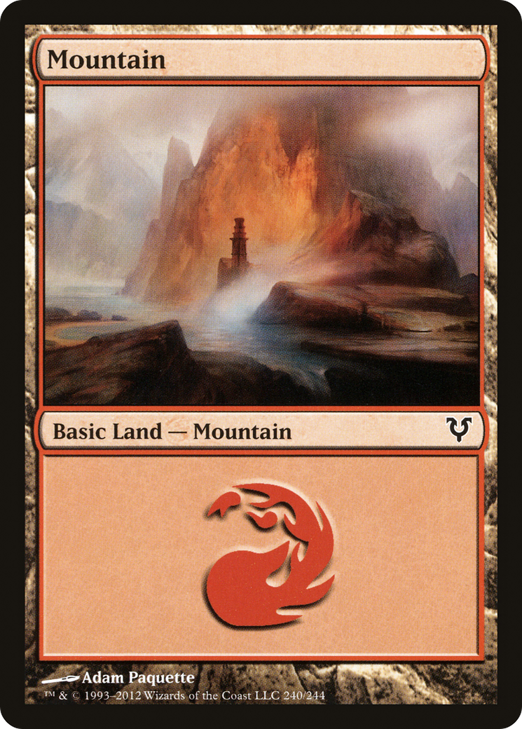 {B}[AVR 240] Mountain (240) [Avacyn Restored]