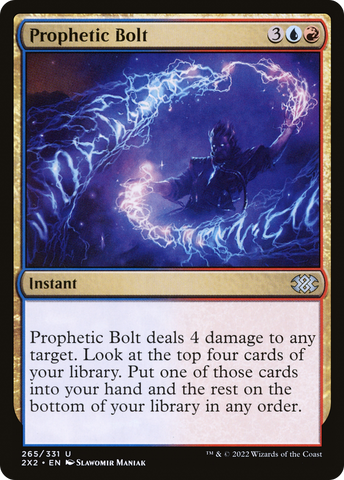 {C} Prophetic Bolt [Double Masters 2022][2X2 265]