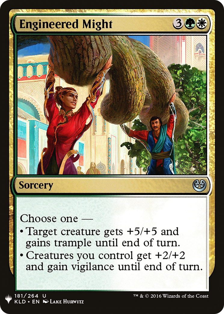 {C} Engineered Might [Mystery Booster][LS KLD 181]