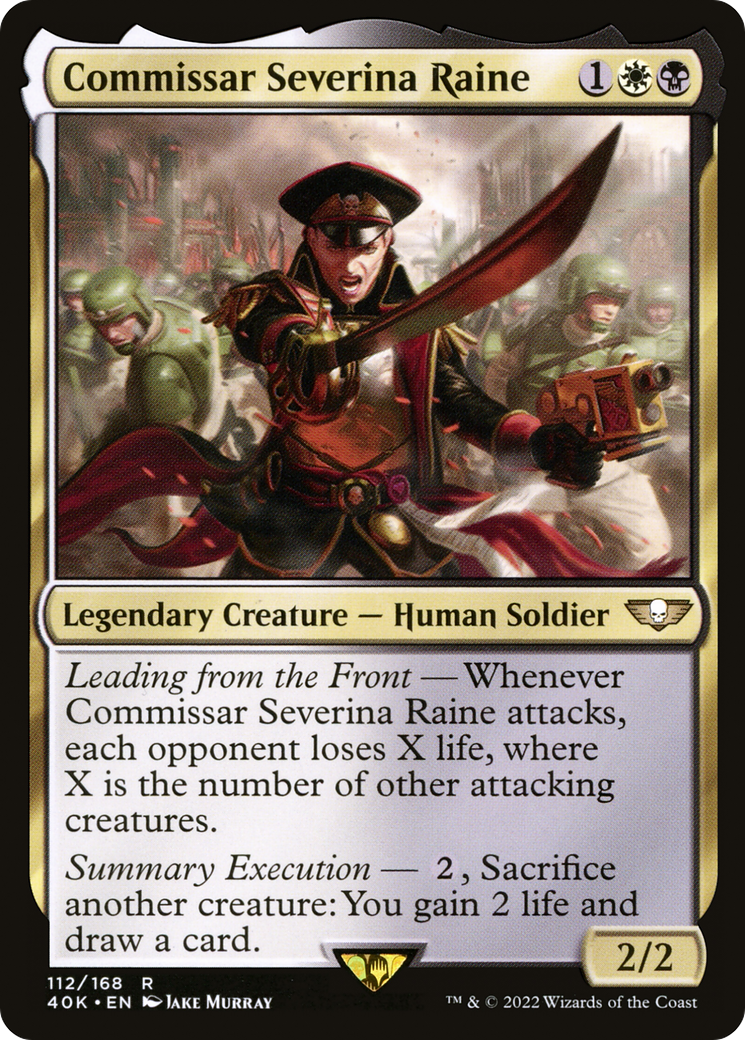 {R} Commissar Severina Raine [Universes Beyond: Warhammer 40,000][40K 112]