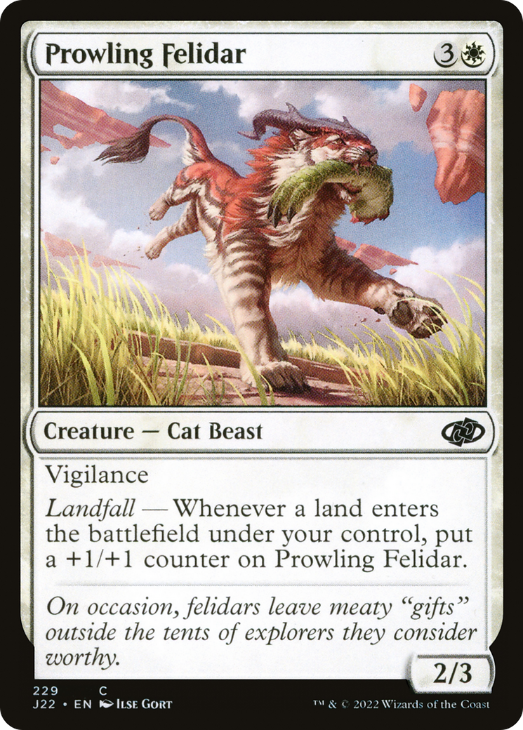 {C} Prowling Felidar [Jumpstart 2022][J22 229]