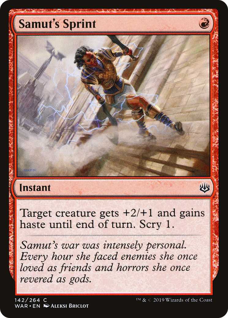 {C} Samut's Sprint [War of the Spark][WAR 142]