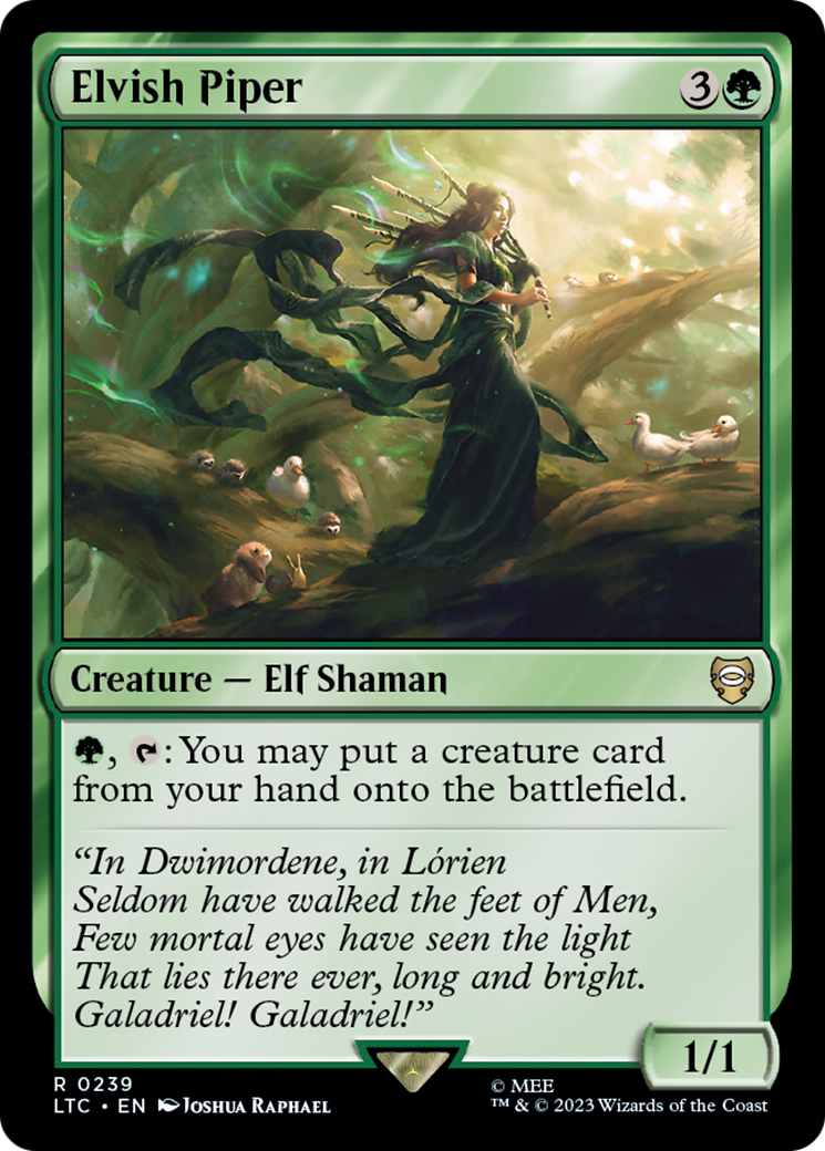 {R} Elvish Piper [The Lord of the Rings: Tales of Middle-Earth Commander][LTC 239]