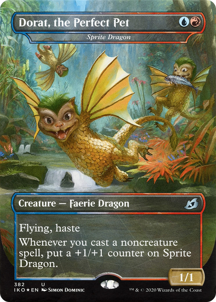 {C} Sprite Dragon - Dorat, the Perfect Pet (Godzilla Series) [Ikoria: Lair of Behemoths][IKO 382]