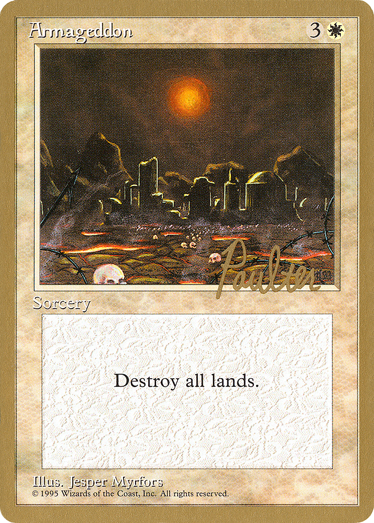 {R} Armageddon (Preston Poulter) [Pro Tour Collector Set][GB PTC PP5]