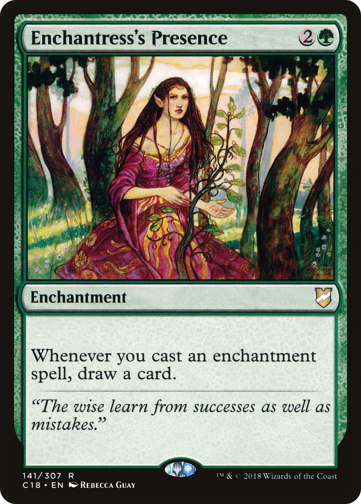{R} Enchantress's Presence [Commander 2018][C18 141]