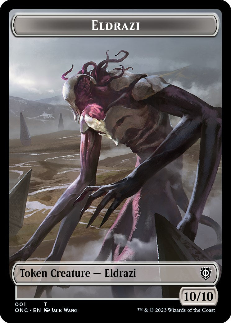 {T} Soldier (017) // Eldrazi Double-Sided Token [Phyrexia: All Will Be One Commander][TONC 17//1]