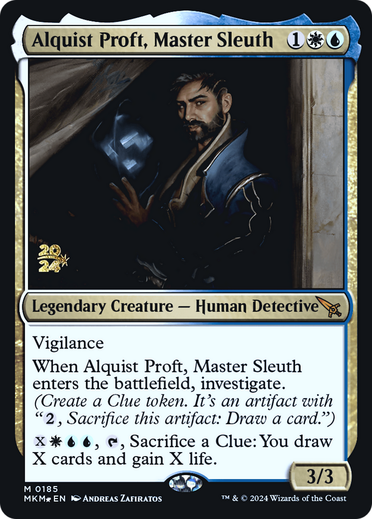 {R} Alquist Proft, Master Sleuth [Murders at Karlov Manor Prerelease Promos][PR MKM 185]