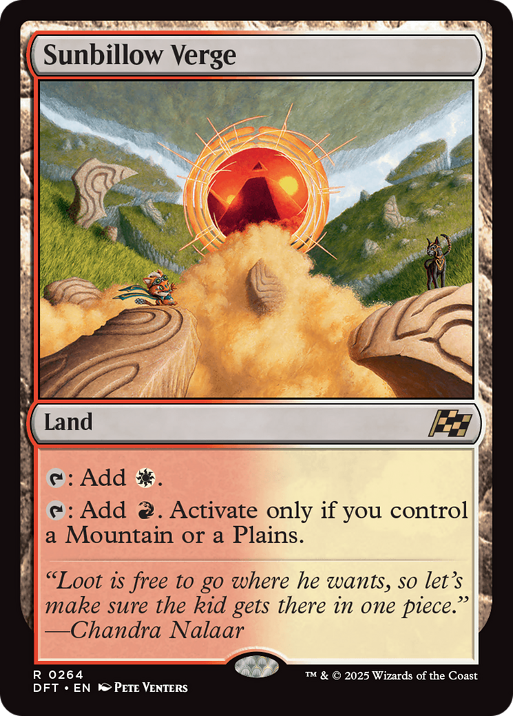 {@R} Sunbillow Verge [Aetherdrift][DFT 264]