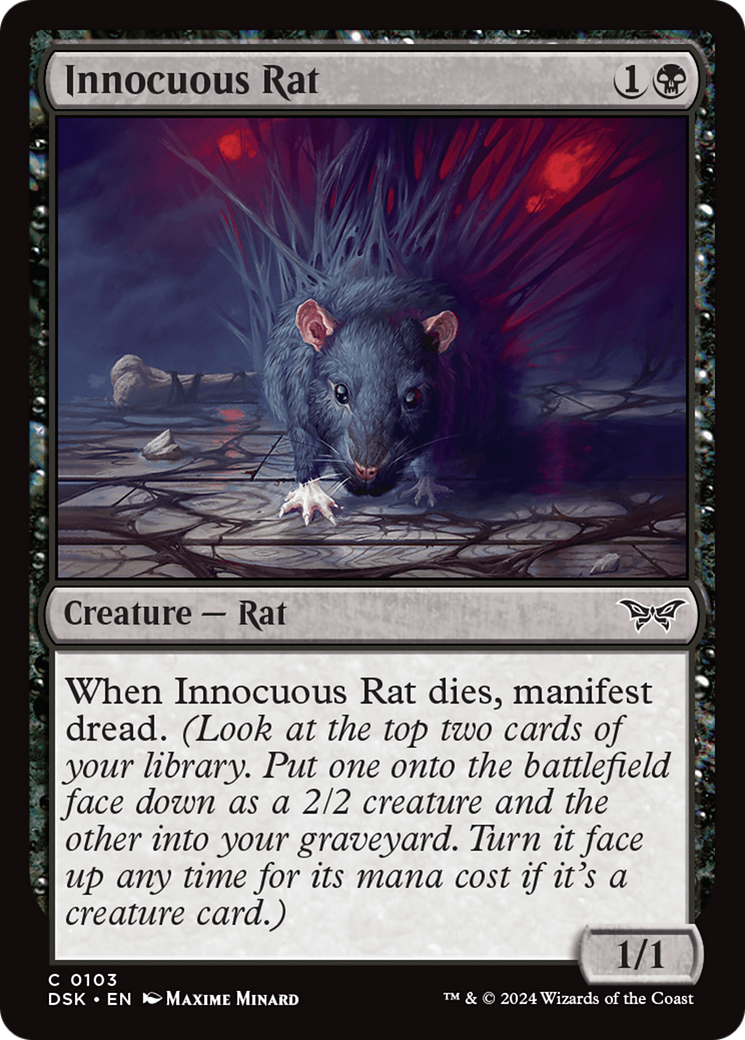 {@C} Innocuous Rat [Duskmourn: House of Horror][DSK 103]