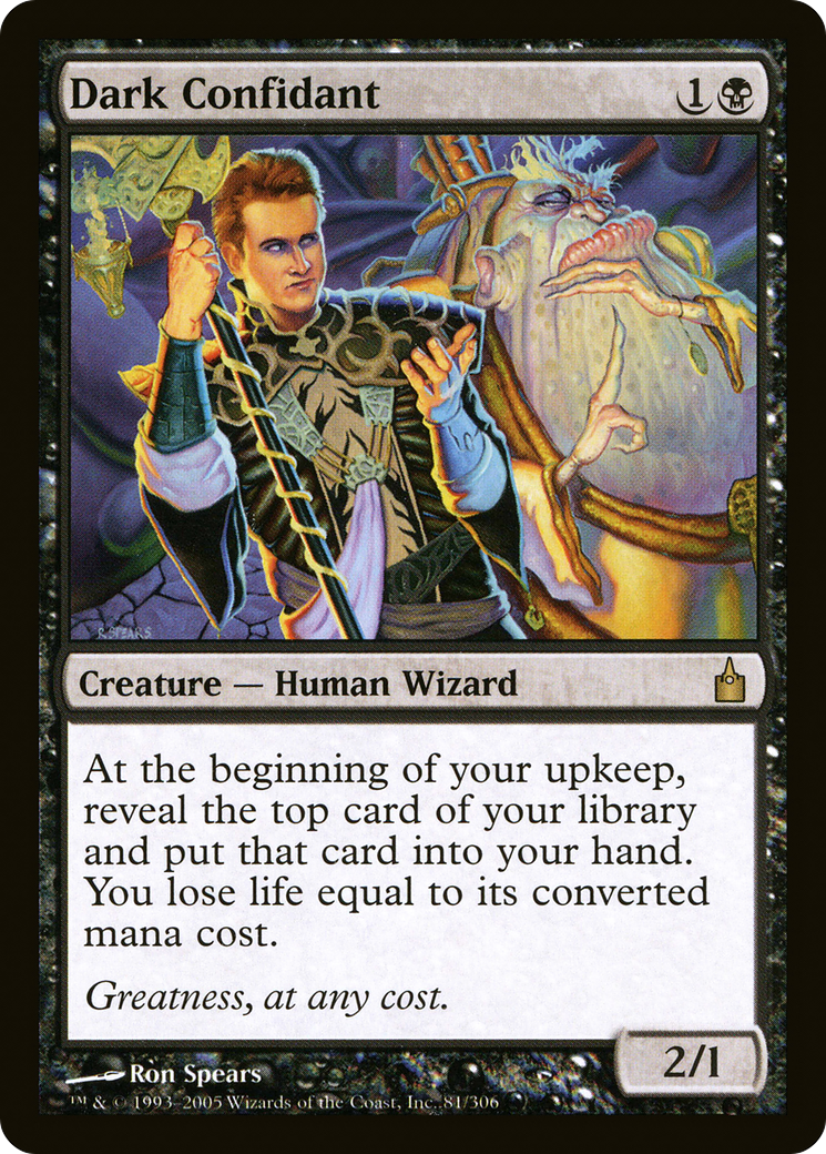 {R} Dark Confidant [Ravnica: City of Guilds][RAV 081]