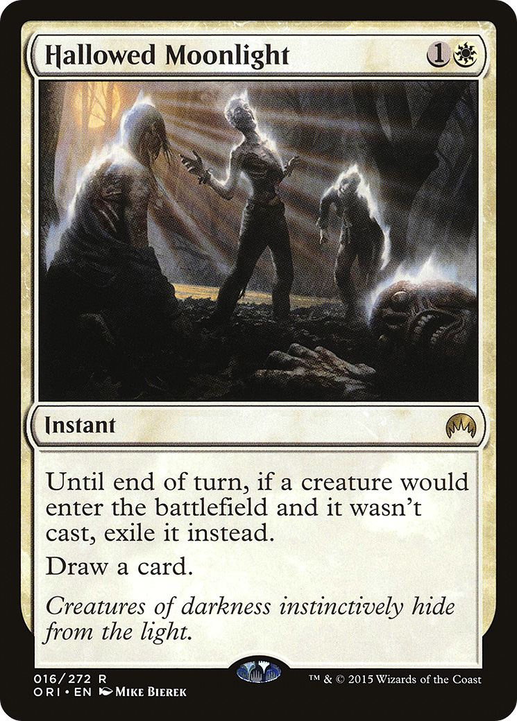 {R} Hallowed Moonlight [Magic Origins][ORI 016] - Misty Mountain Games