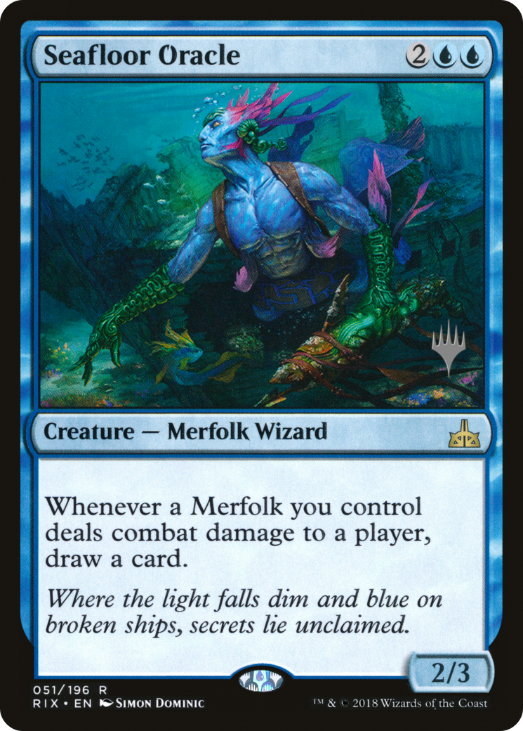 {R} Seafloor Oracle (Promo Pack) [Rivals of Ixalan Promos][PP RIX 051]