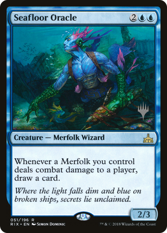 {R} Seafloor Oracle (Promo Pack) [Rivals of Ixalan Promos][PP RIX 051]