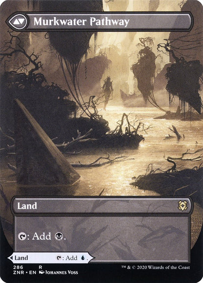 {R} Clearwater Pathway // Murkwater Pathway (Borderless Alternate Art) [Zendikar Rising][ZNR 286]