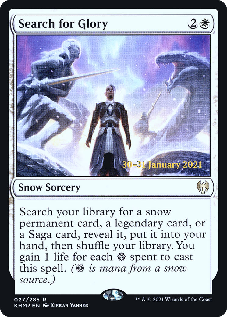 {R} Search for Glory [Kaldheim Prerelease Promos][PR KHM 027] - Misty Mountain Games