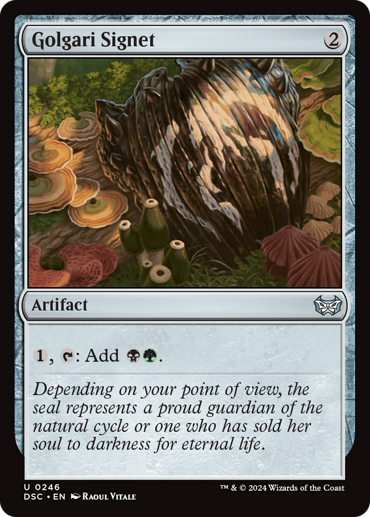 {C} Golgari Signet [Duskmourn: House of Horror Commander][DSC 246]