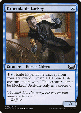 {C} Expendable Lackey [Streets of New Capenna][SNC 043]