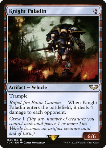 {R} Knight Paladin [Universes Beyond: Warhammer 40,000][40K 160]