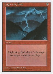 {C} Lightning Bolt [Fourth Edition][4ED 208]