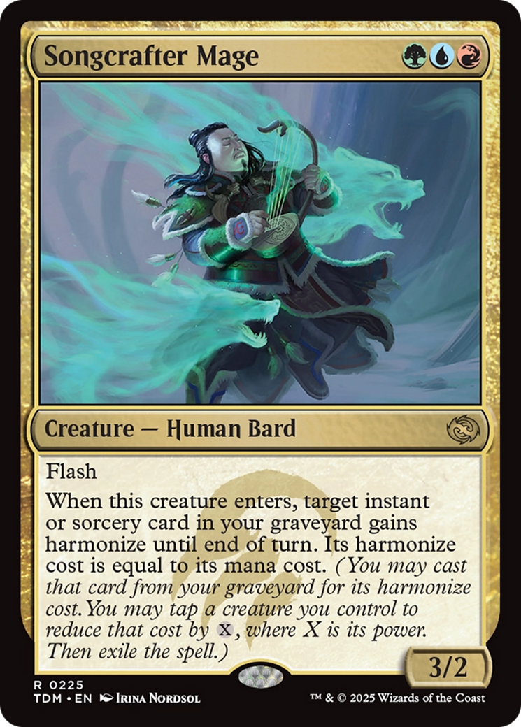 {@R} Songcrafter Mage [Tarkir: Dragonstorm][TDM 225]