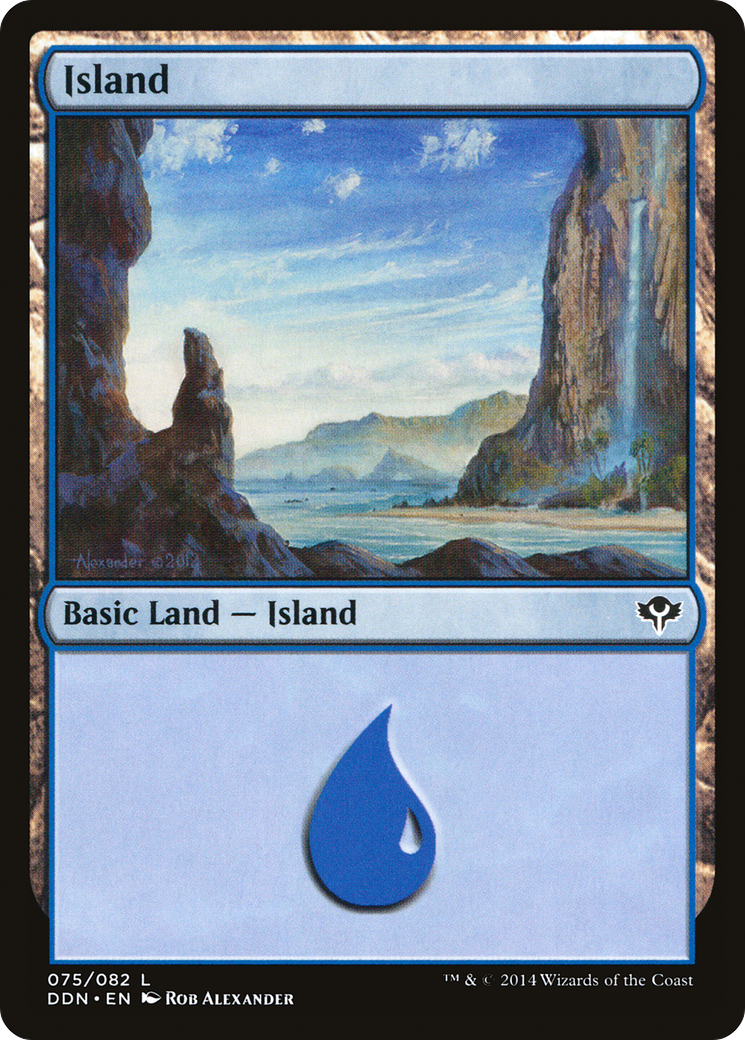 {B}[DDN 075] Island (75) [Duel Decks: Speed vs. Cunning]