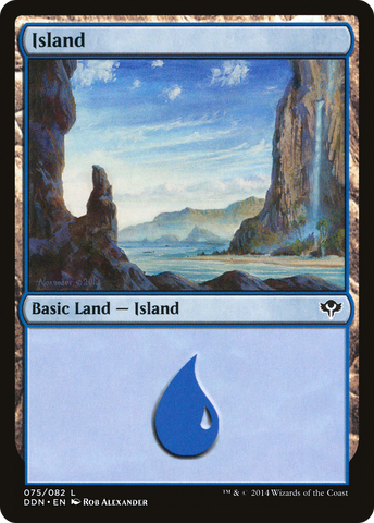 {B}[DDN 075] Island (75) [Duel Decks: Speed vs. Cunning]