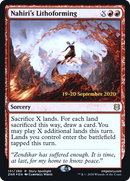 {R} Nahiri's Lithoforming [Zendikar Rising Prerelease Promos][PR ZNR 151]