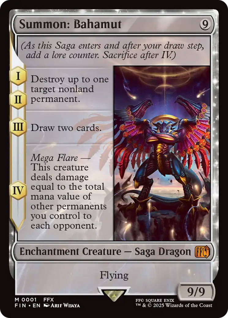 {@R} Summon: Bahamut [FINAL FANTASY][FIN 001]