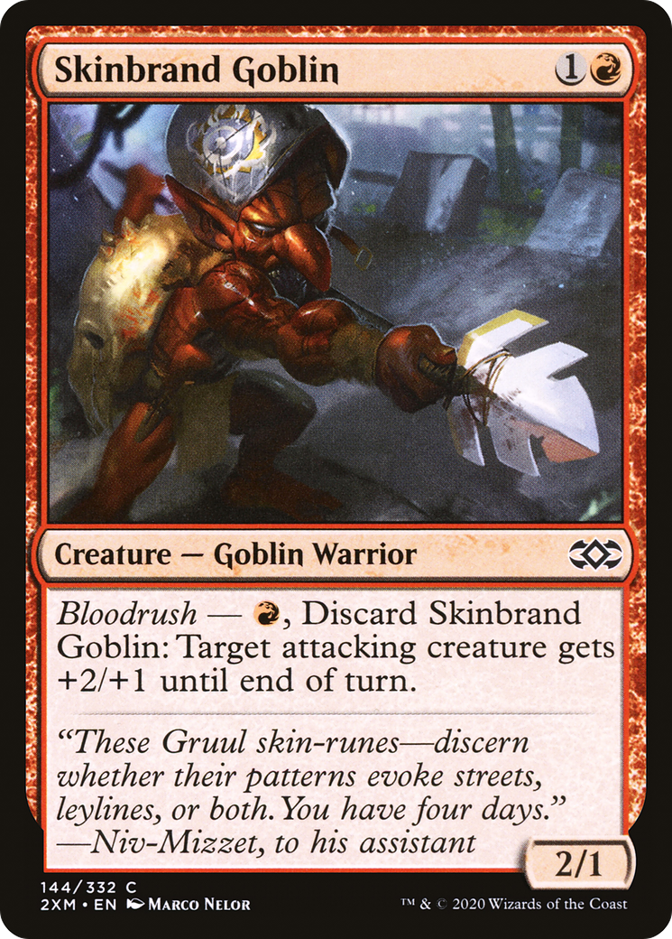 {C} Skinbrand Goblin [Double Masters][2XM 144]