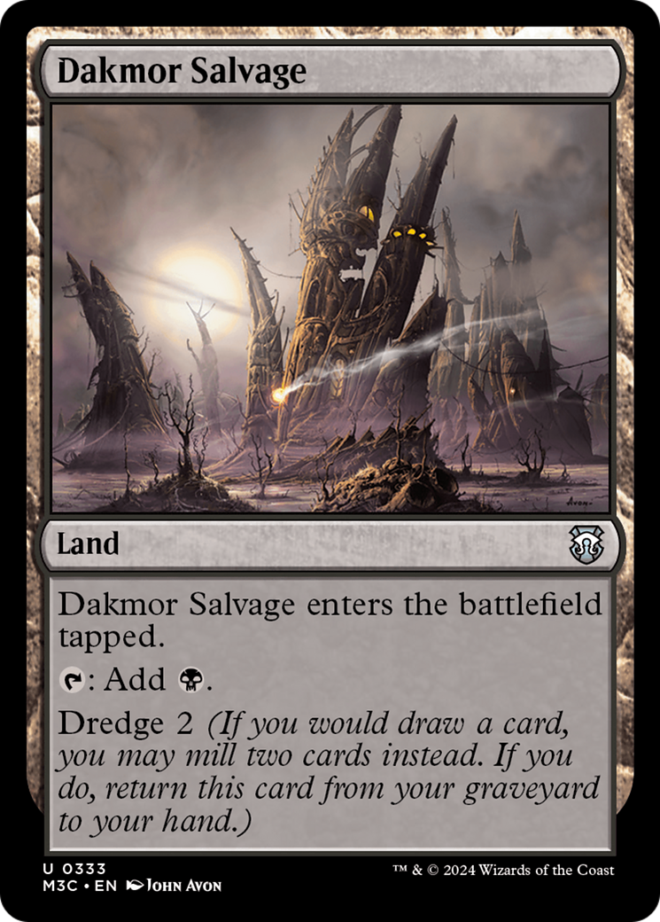 {C} Dakmor Salvage [Modern Horizons 3 Commander][M3C 333]
