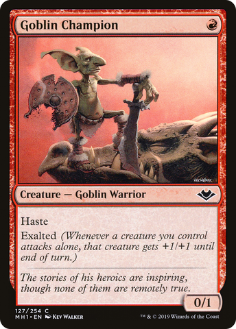 {C} Goblin Champion [Modern Horizons][MH1 127]