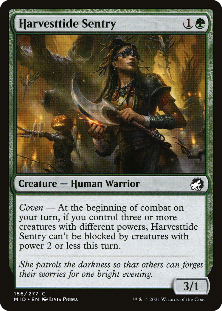 {C} Harvesttide Sentry [Innistrad: Midnight Hunt][MID 186]