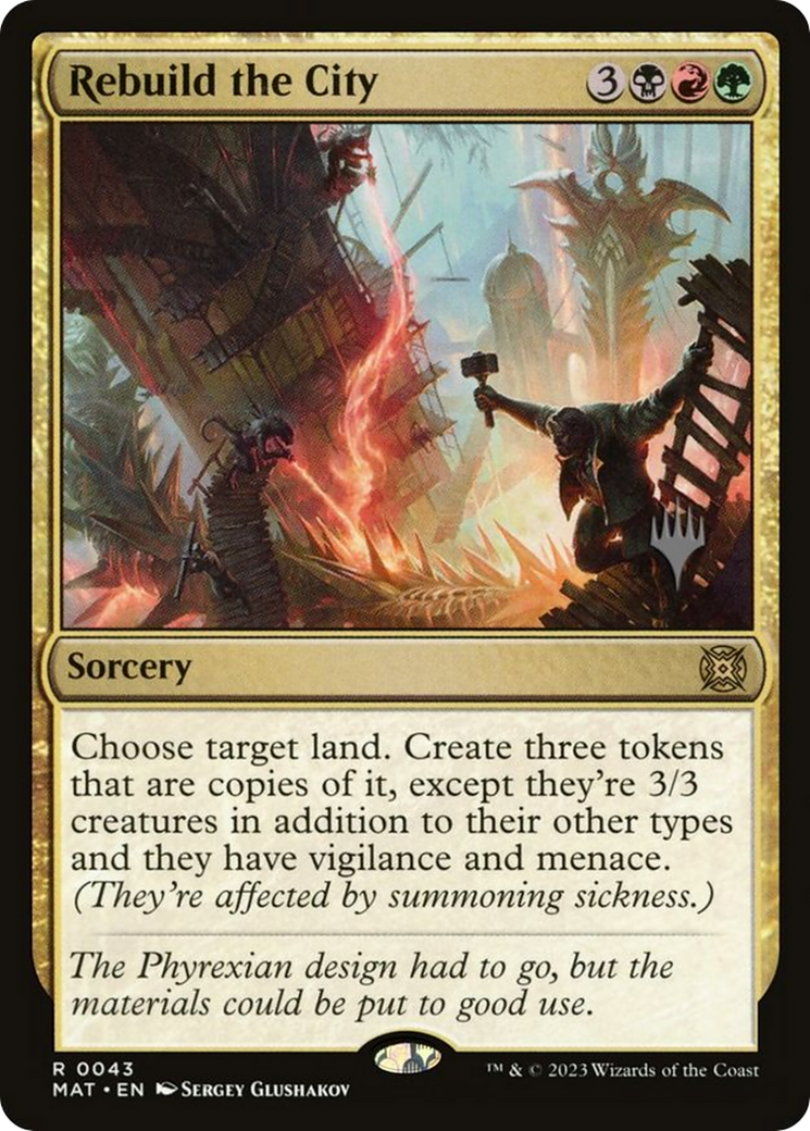 {@R} Rebuild the City (Promo Pack) [The Lost Caverns of Ixalan Promos][PP MAT 043]