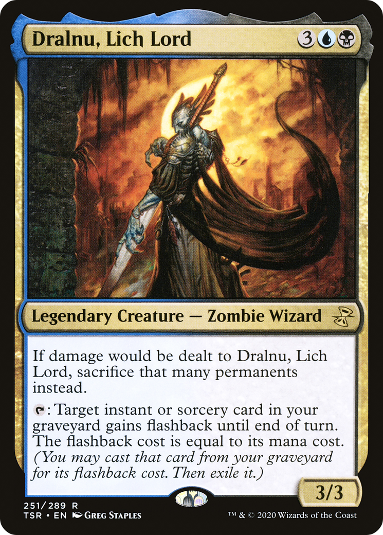 {R} Dralnu, Lich Lord [Time Spiral Remastered][TSR 251]