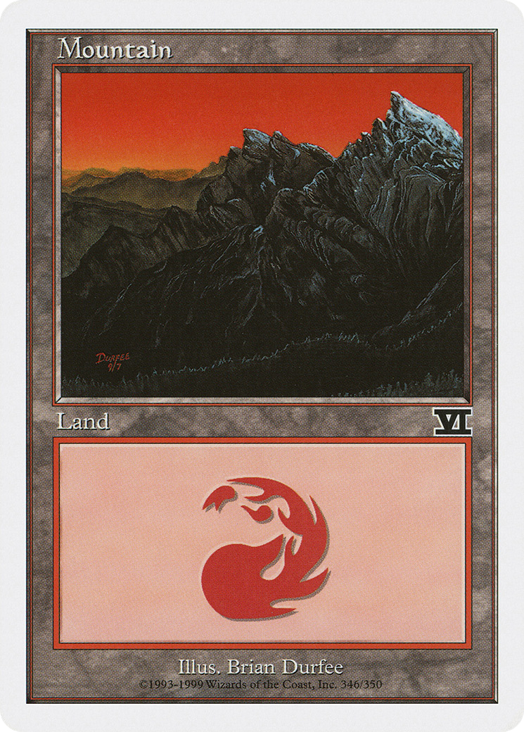 {B}[6ED 346] Mountain (346) [Classic Sixth Edition]