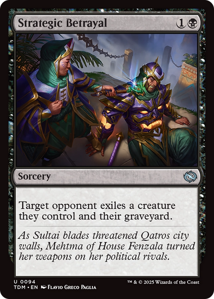 {@C} Strategic Betrayal [Tarkir: Dragonstorm][TDM 094]