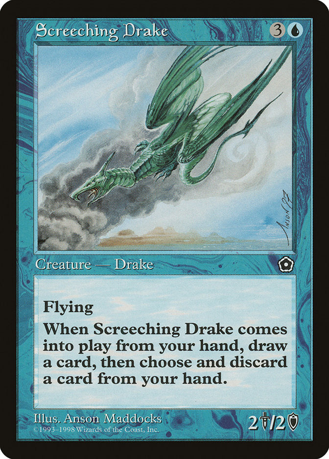{C} Screeching Drake [Portal Second Age][PO2 044]