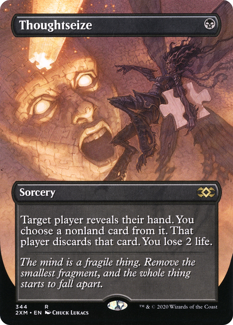 {R} Thoughtseize (Toppers) [Double Masters][2XM 344]