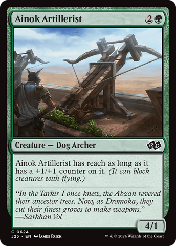 {C} Ainok Artillerist [Foundations Jumpstart][J25 624]