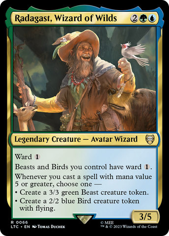 {R} Radagast, Wizard of Wilds [The Lord of the Rings: Tales of Middle-Earth Commander][LTC 066]
