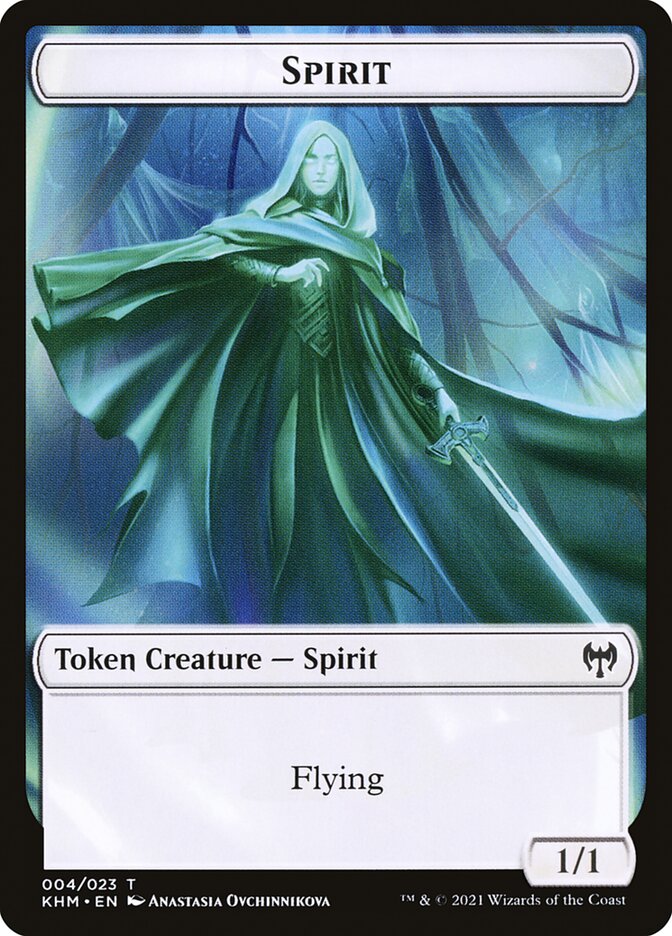 {T} Bird // Spirit Double-sided Token [Kaldheim Commander Tokens][TKHC 004/023]