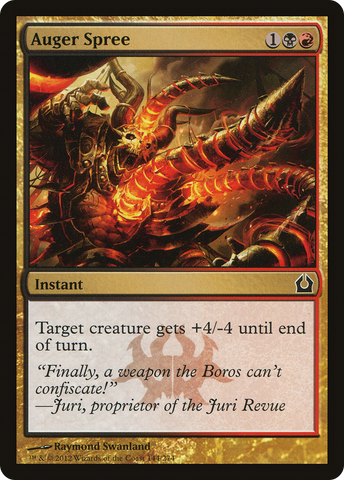 {C} Auger Spree [Return to Ravnica][RTR 144]