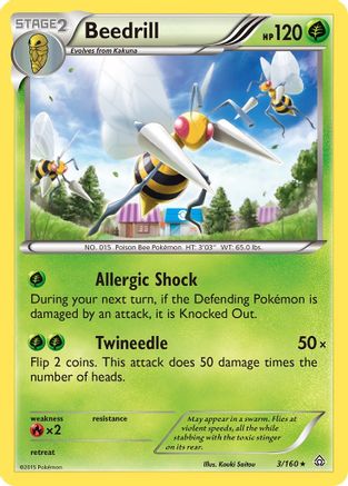 [PKM] Beedrill (3/160) [XY: Primal Clash]