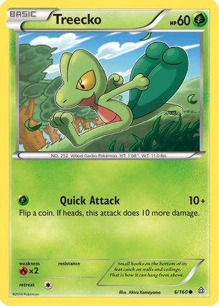 [PKM-C] Treecko (6/160) [XY: Primal Clash]