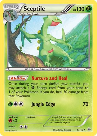 [PKM-R] Sceptile (8/160) [XY: Primal Clash]