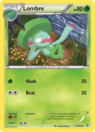 [PKM] Lombre (11/160) [XY: Primal Clash]