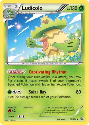 [PKM] Ludicolo (12/160) [XY: Primal Clash]